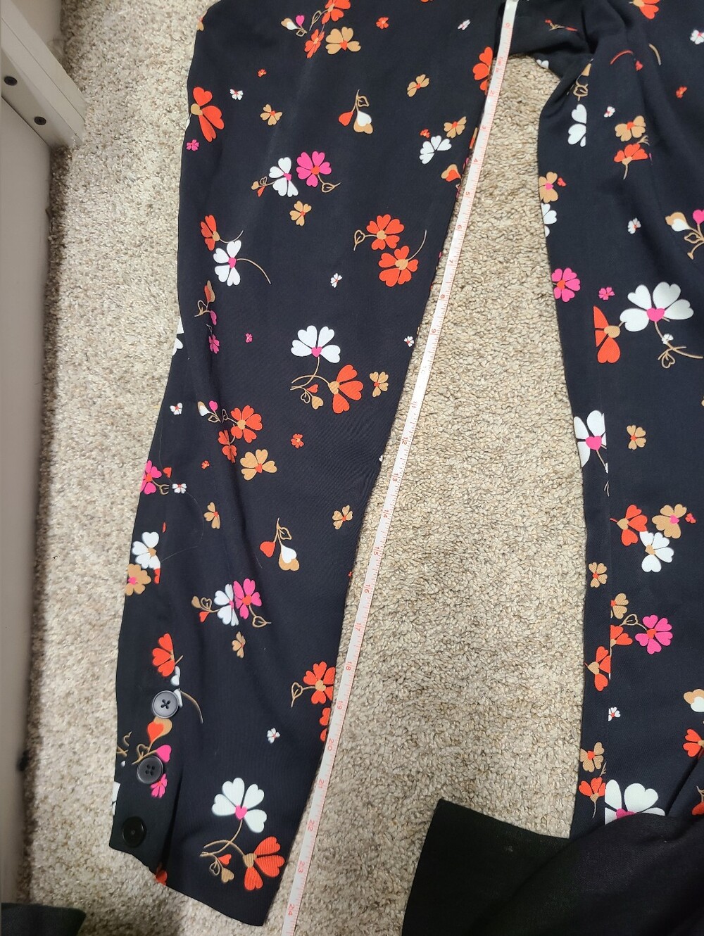 Modcloth Floral Print Flower Suit Set Blazer Pants - Picture 8 of 9